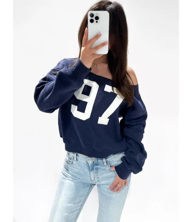 Off shoulder sweater